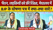 Meghalaya elections 2023: JP Nadda ने जारी किया BJP का घोषणापत्र, जानें बड़ी बातें | वनइंडिया हिंदी