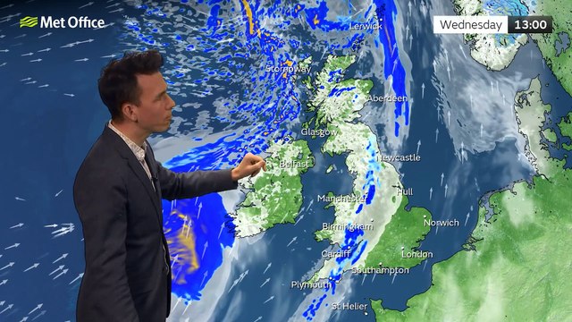 Met Office Afternoon Weather Forecast 15/02/23 – Further rain, winds strengthening