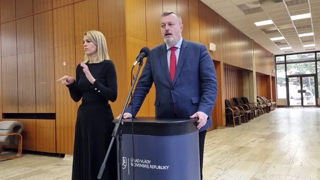 ZÁZNAM: Brífing M. Krajniaka po rokovaní Vlády SR