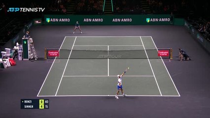 Jannik Sinner Dominates Benjamin Bonzi in Rotterdam Opener 🎾