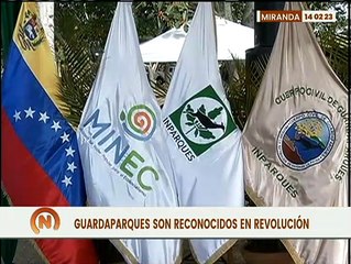 Miranda | 126 guardaparques cursantes del convenio UBV-Inparques recibieron la Orden Henri Pittier