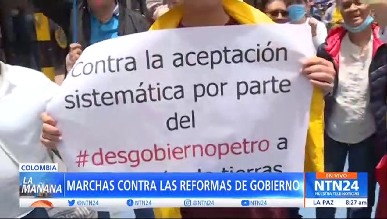 ¿Por qué marcha la oposición colombiana en contra del Gobierno Petro?