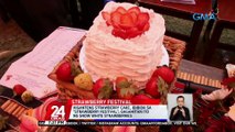 Higanteng strawberry cake, ibibida sa 