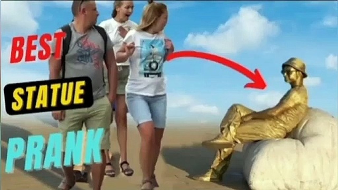Best Human Statue Prank Compilation video Dailymotion