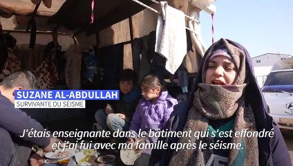 Syrie : vivre dans des tentes ou dans une voiture, le triste quotidien des sinistrés