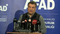 AFAD Deprem ve Risk Azaltma Genel Müdürü Tatar: 