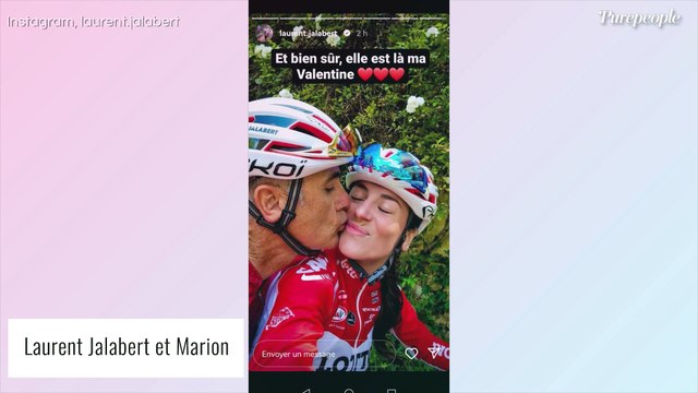 Laurent Jalabert totalement in love : Baiser de l'amour avec Marion, sa Valentine