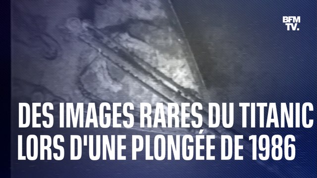 Des images rares de l'épave du Titanic lors d'une plongée de 1986 publiées par la Woods Hole Oceanographic Institution
