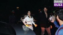 Sunny leone with husband Denial spotted at Restaurant in Juhu on Valentine's Day Dinner date