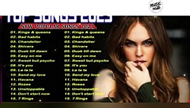 POP HITS 2023||Ed Sheeran,Maroon 5, Rihanna, Dua Lipa,Justin bieber, Ava Max,Ad