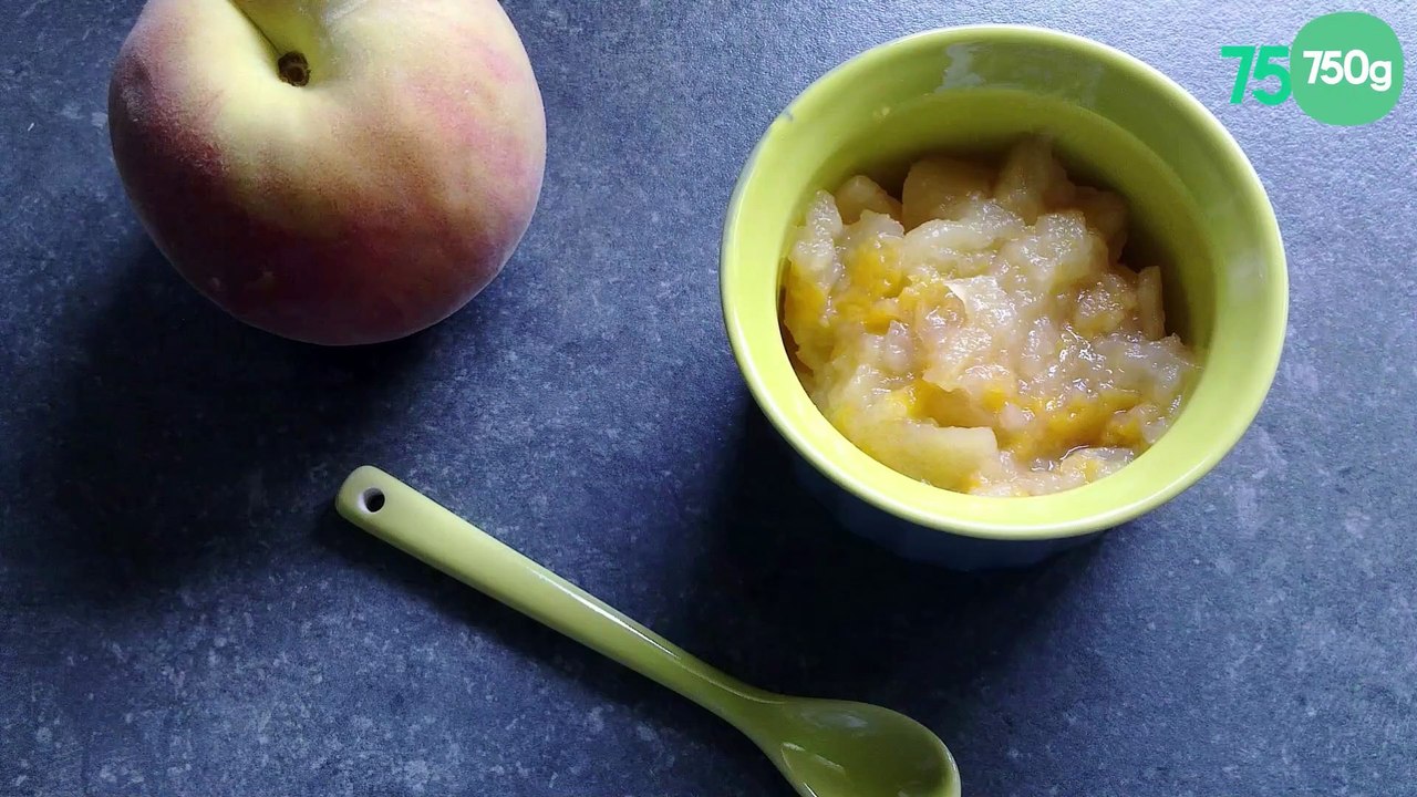 Compotée pommes-pêche