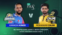 Full Highlights  Karachi Kings vs Peshawar Zalmi  HBL PSL 8 Match 2