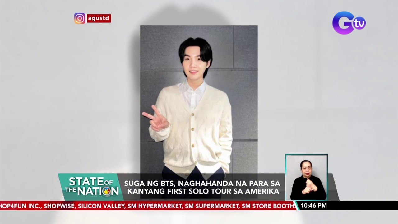 Suga ng BTS, naghahanda na para sa kanyang first solo tour sa Amerika | SONA