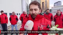 Ataşehir'in Arama-Kurtarma Ekibi 'Atak' Afet Bölgesinden İstanbul'a Döndü