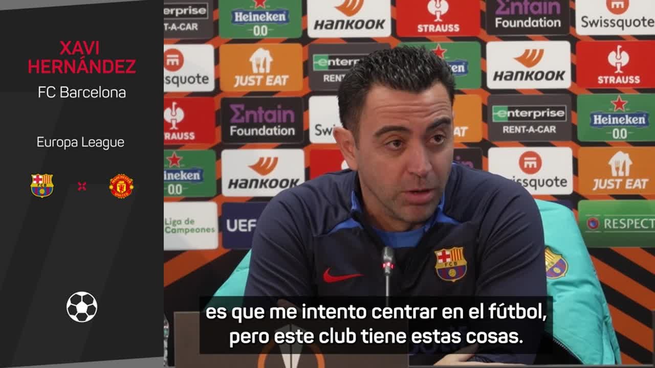 Xavi: “Siempre analizamos a los árbitros a nivel interno”