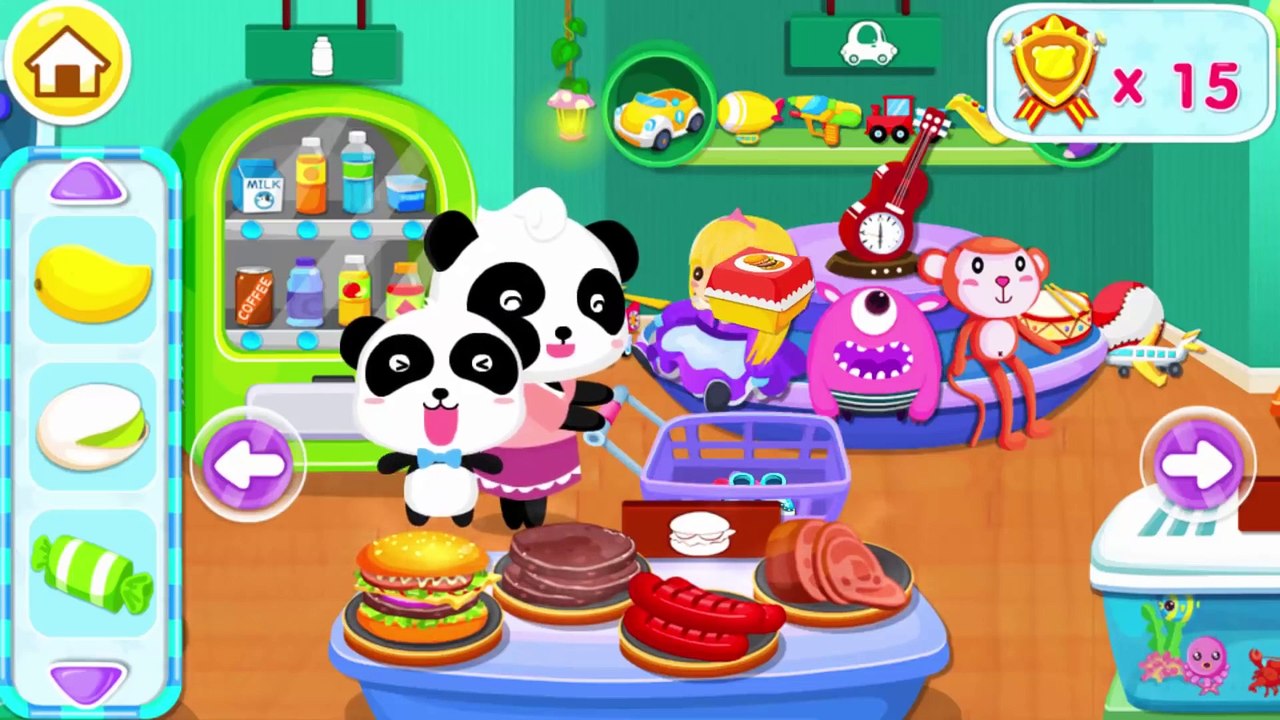 Baby Panda's Supermarket｜Explore & Find & Learn &Have Fun | Babybus Kids Games