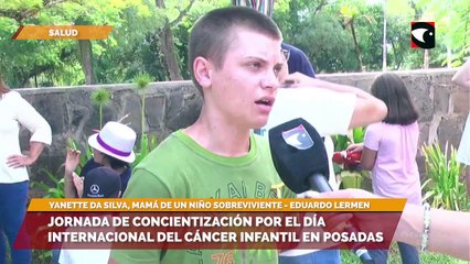 Download Video: Jornada de concientización por el día internacional del cáncer infantil en Posadas