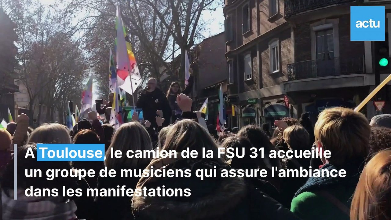 Toulouse. Ces musiciens syndiqués assurent la mobilisation en chansons