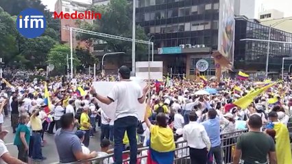 Actualización marcha nacional en Medellín