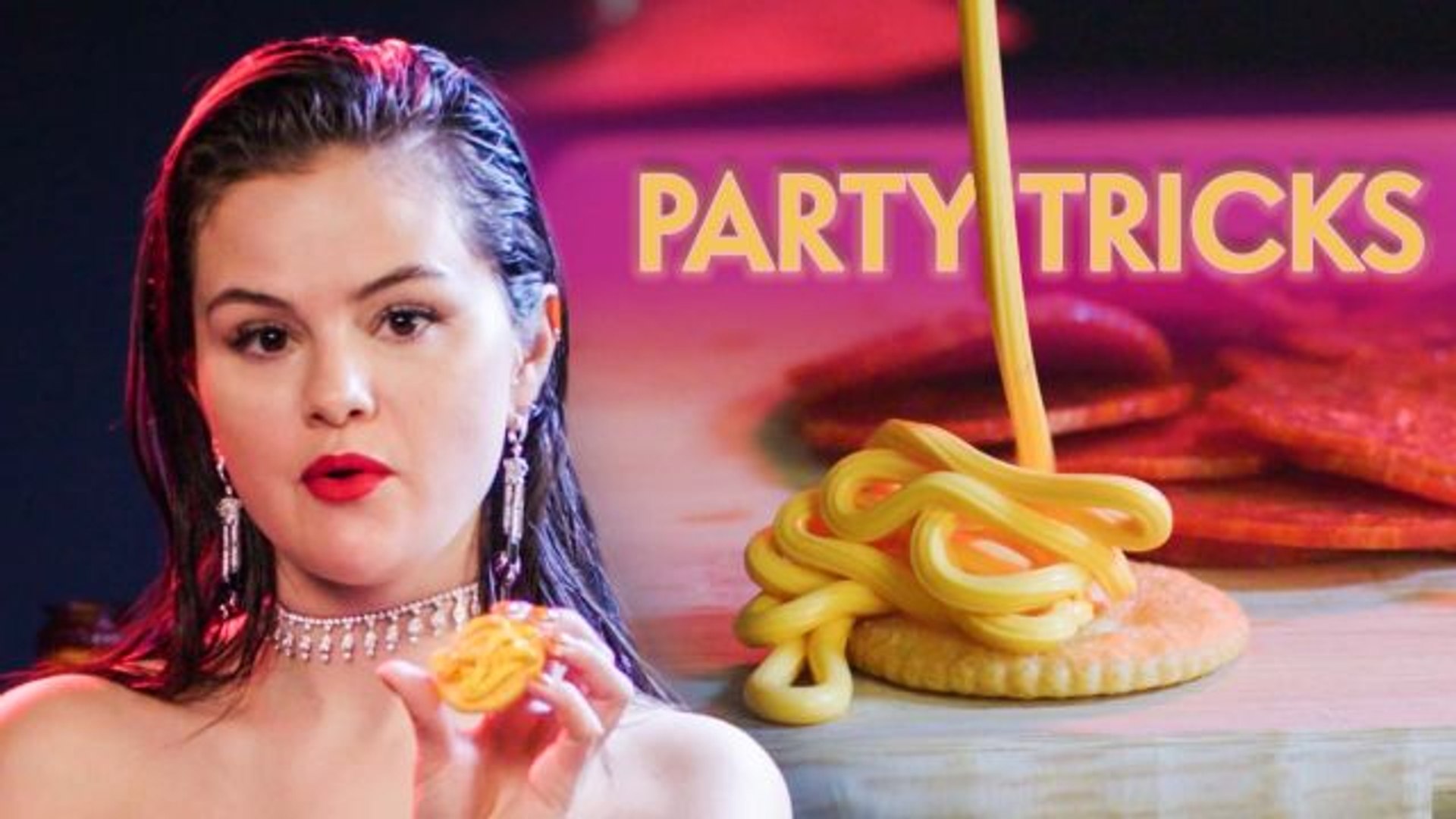⁣Selena Gomez Makes a Late Night Snack | Vanity Fair Party Tricks