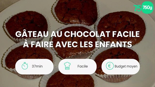 Gâteau au chocolat facile à faire avec les enfants