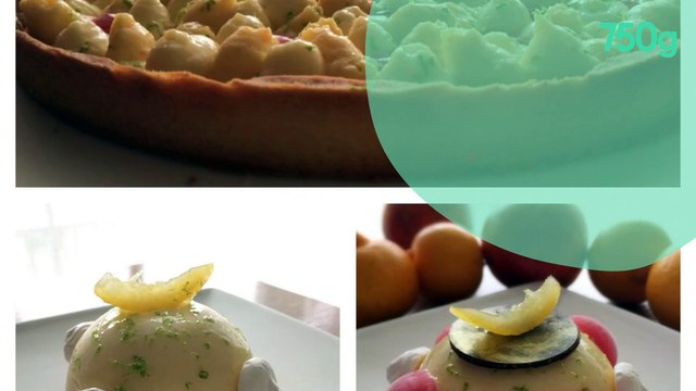 Tarte aux 3 agrumes : citron, clémentine & orange sanguine