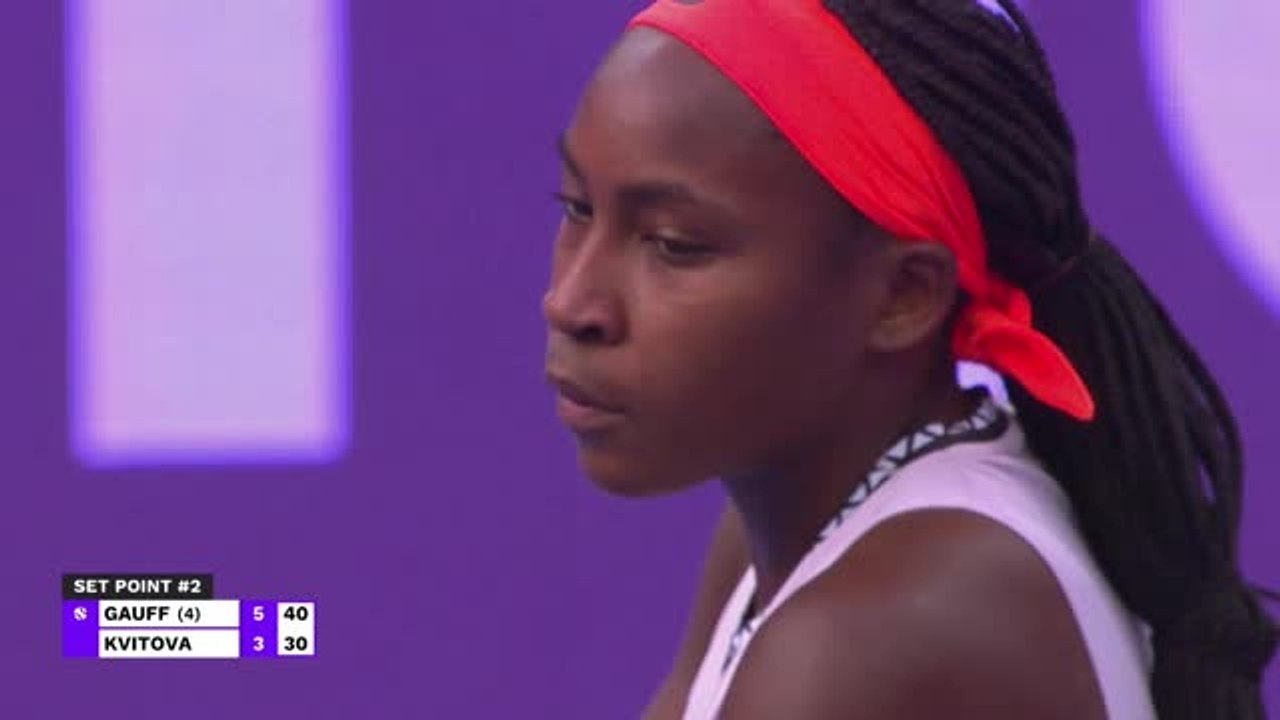 Doha - Gauff ensable Kvitova