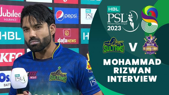 Mohammad Rizwan Interview | Multan Sultans vs Quetta Gladiators | Match 3 | HBL PSL 8 | MI2T