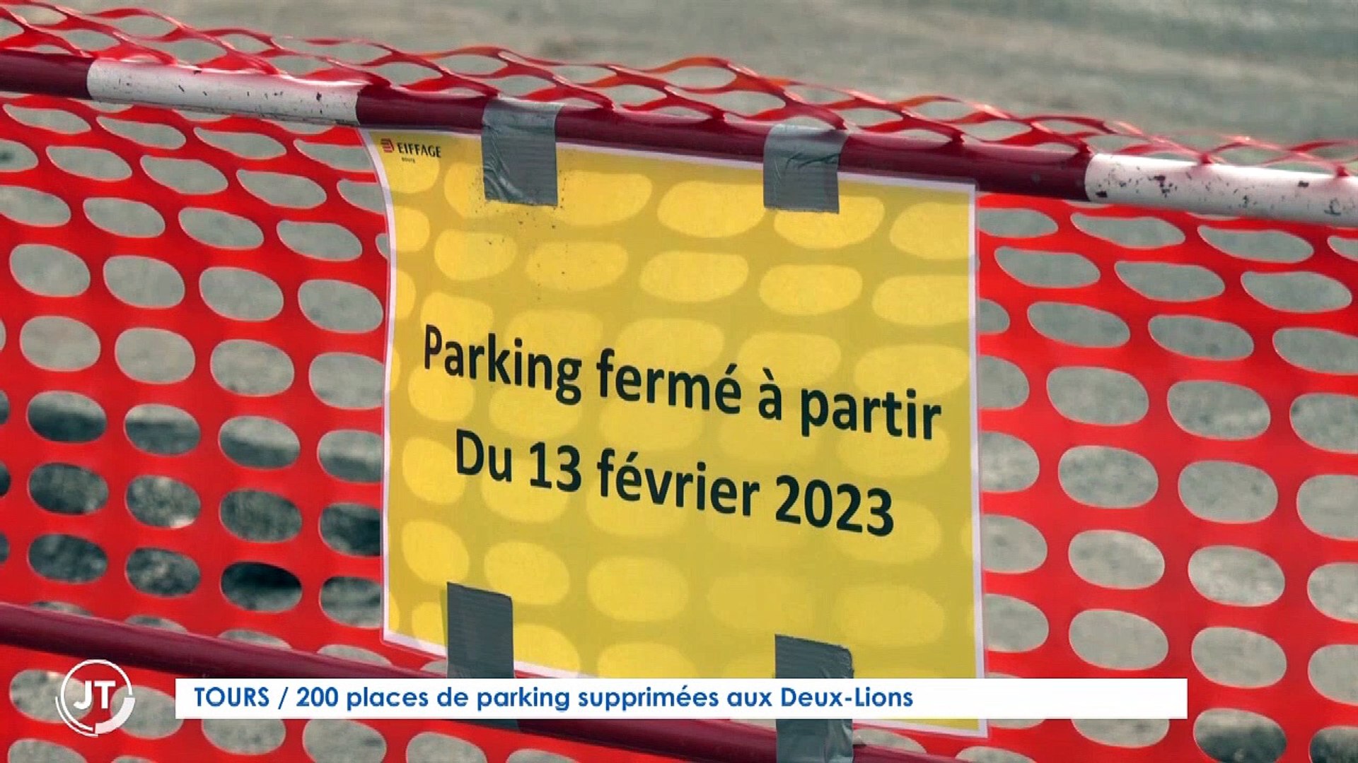TOURS / 200 places de parking supprimées aux Deux-Lions - Vidéo Dailymotion