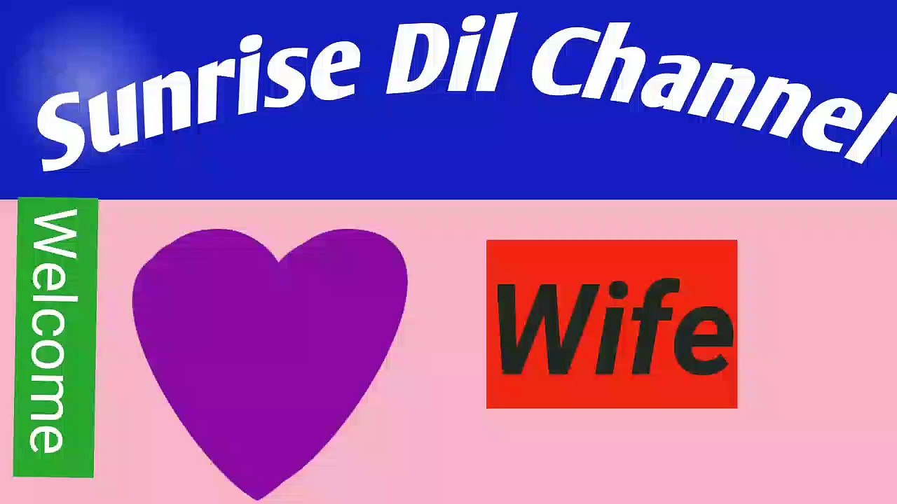 Sunrise video for message of wife