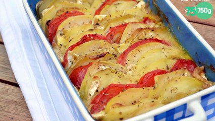Tian de légumes au camembert