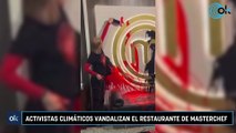 Activistas climáticos vandalizan el restaurante de Masterchef