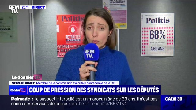 Sophie Binet (CGT) sur les retraites: Le gouvernement a une stratégie pour se victimiser