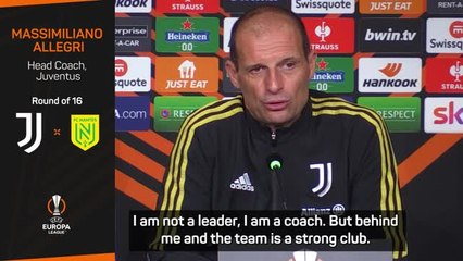 Allegri opens up on how squad dealt with points deduction