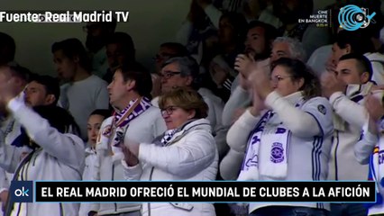 El Real Madrid ofreció el Mundial de Clubes a la afición