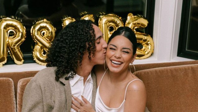 Vanessa Hudgens Celebrated Valentine's Day With a Peek at Her Engagement Festivities