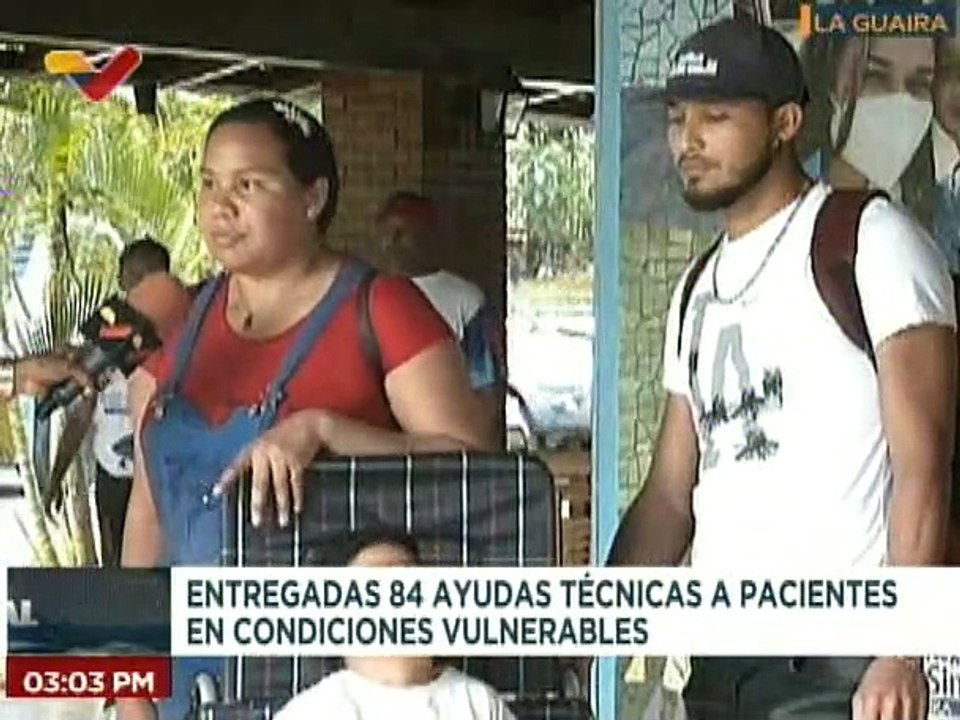 Gobernación del edo. La Guaira realiza la entrega de 84 ayudas técnicas a pacientes vulnerables