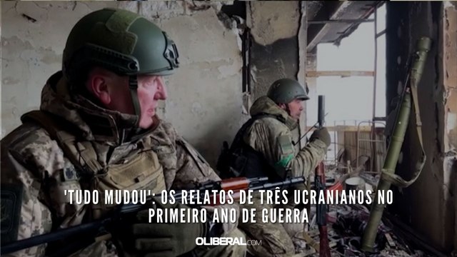 'Tudo mudou': os relatos de três ucranianos no primeiro ano de guerra