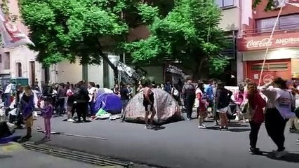 Cortan y acampan en Fitz Roy al 100