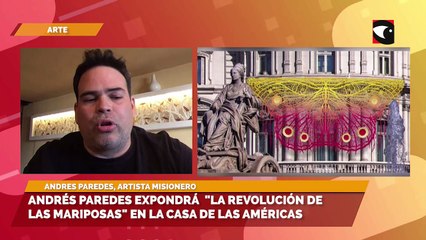 Andrés Paredes expondrá  "La Revolución de las Mariposas" en la Casa de las Américas