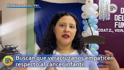 Buscan que veracruzanos empaticen respecto al cáncer infantil