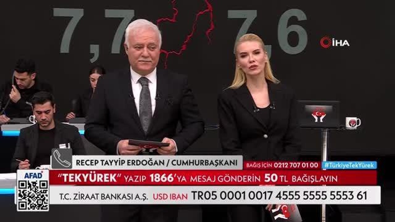 Cumhurbaşkanı Erdoğan: "Yurt içinden ve yurt dışından AFAD hesaplarına gelecek her kuruş, depremzedelerimiz için kullanılacaktır"