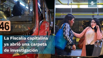 Conductores de Metrobús que chocaron no iban ebrios ni a exceso de velocidad, dicen autoridades