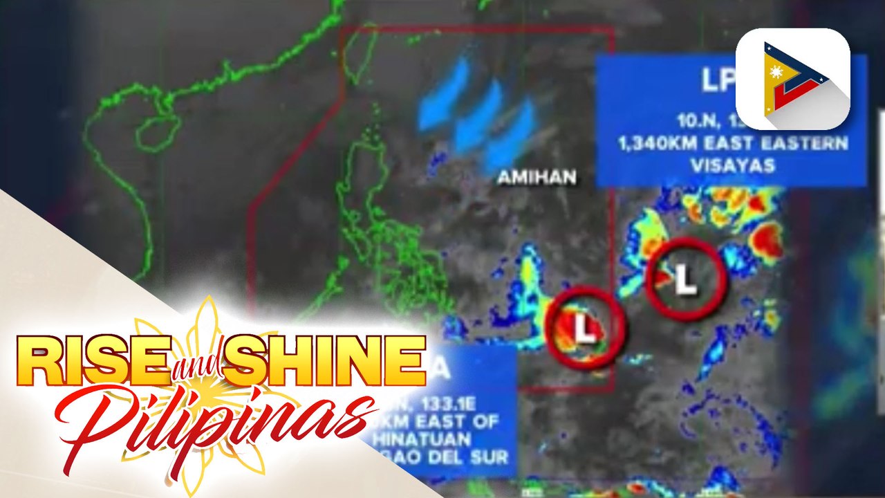 2 LPA na nasa loob at labas ng PAR, patuloy na minomonitor ng PAGASA