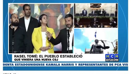 Rasel Tomé: "El Pueblo estableció que viniera una nueva CSJ"