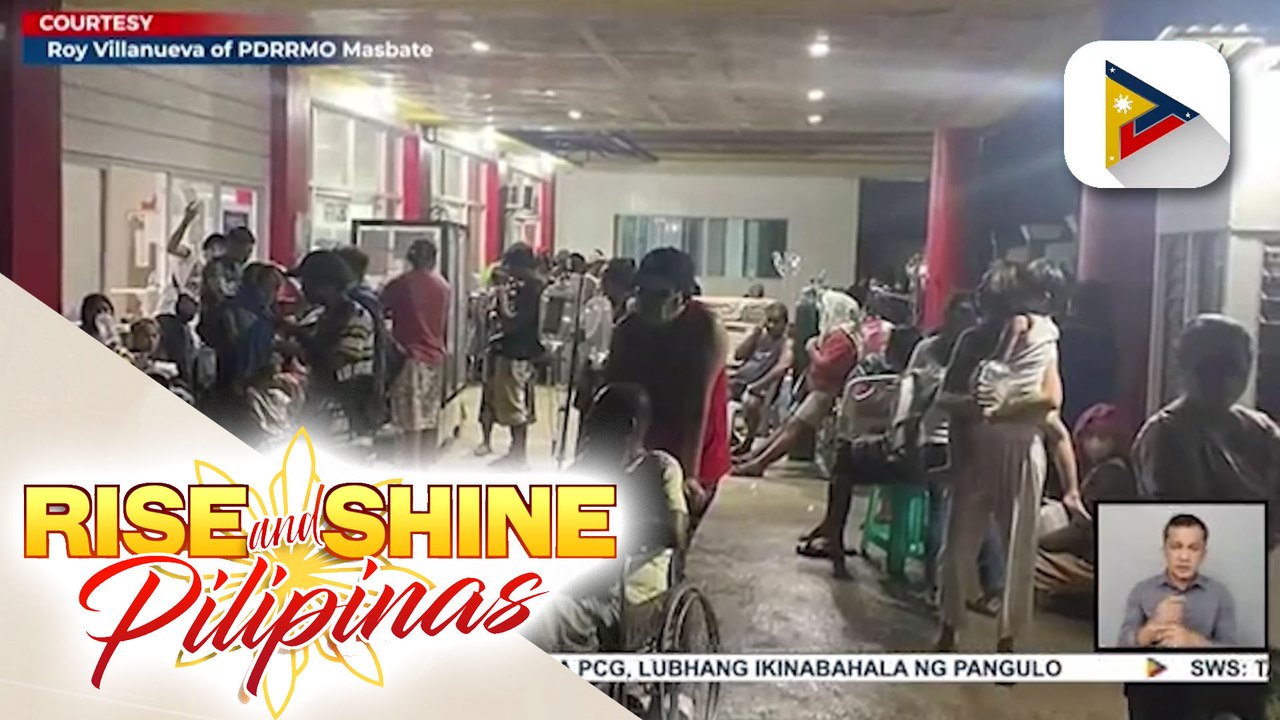 Masbate, niyanig ng magnitude 6.0 na lindol; klase sa lahat ng antas sa mga eskuwelahan, suspendido na
