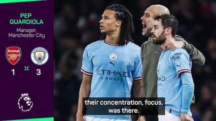 Title race would've been 'almost over' with defeat, says Guardiola as City go top