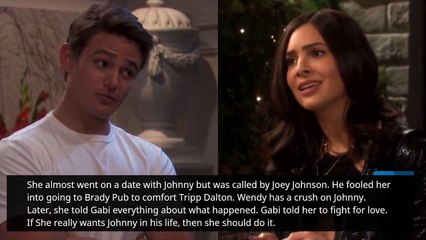 Days of our Lives Spoilers_ Johnny & Wendy MakeUp - Just Not that Chemistry with