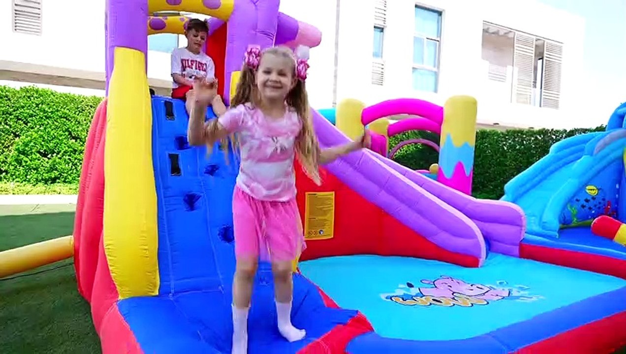 Dad motivates Diana and Roma to be more active and develop good habits