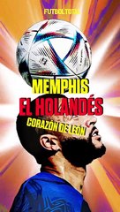 Holanda en Qatar 2022: Memphis Depay, el neerlandés corazón de León - #HistorietasDeVida